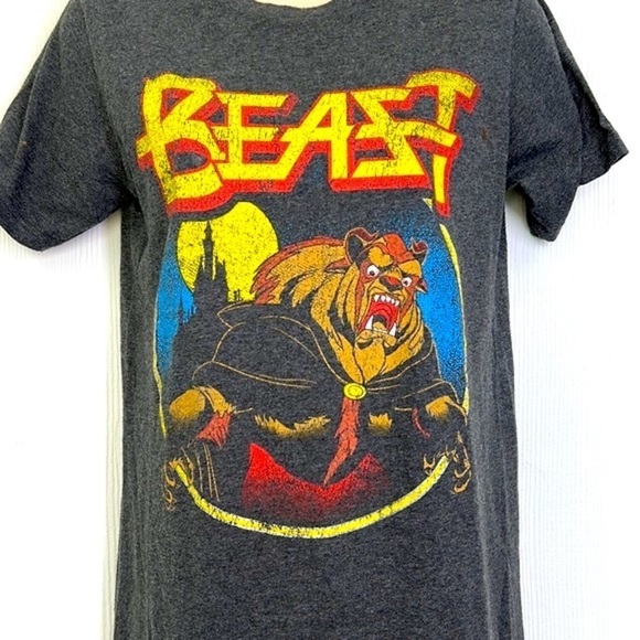 Disney - Beauty & The Beast Bark At The Moon Album Ozzy Osbourne Graphic T Small - Picture 3 of 8